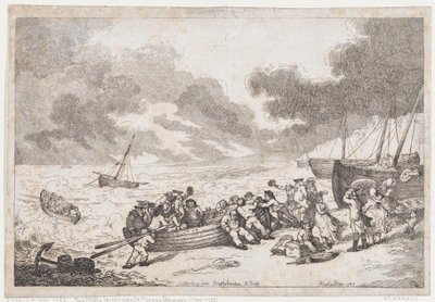 Indulás Brighthelmstone-ból Diepp[e] felé alkotó: Thomas Rowlandson