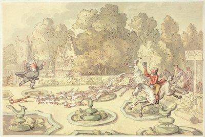 Dühös plébános alkotó: Thomas Rowlandson