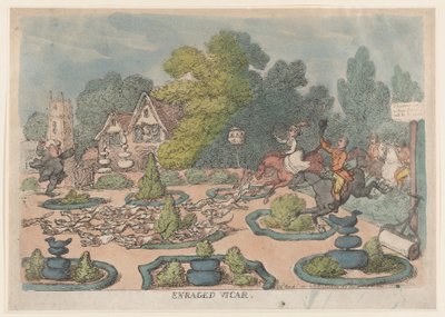 Feldühödött vikárius, 1807. március 1., 1807. március 1. alkotó: Thomas Rowlandson