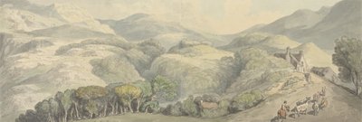 Bejárat a walesi Festiniogba alkotó: Thomas Rowlandson