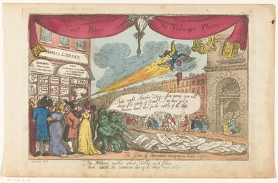Thomas Tegg londoni kiadó kirakata alkotó: Thomas Rowlandson