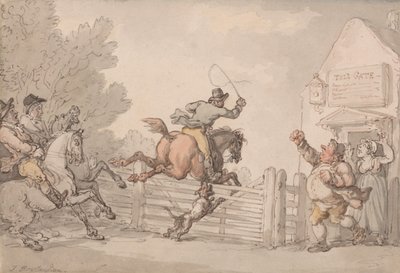 Az útdíj megkerülése alkotó: Thomas Rowlandson