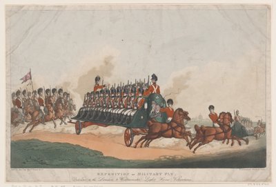 Expedíció, vagy katonai légy, 1798. május 16., 1798. május 16. alkotó: Thomas Rowlandson