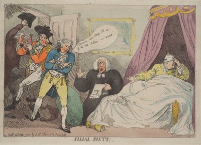 Szülői tisztelet alkotó: Thomas Rowlandson