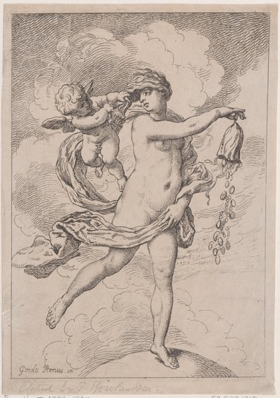 Erszényes Fortuna, 1795-99., 1795-99. alkotó: Thomas Rowlandson