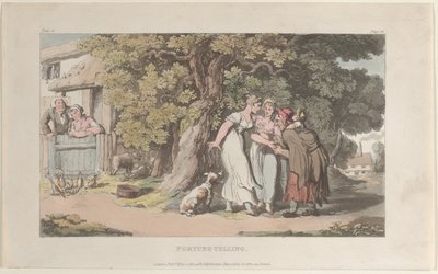 Jóslás, The Vicar of Wakefield, 1817. május 1., 1817. május 1. alkotó: Thomas Rowlandson