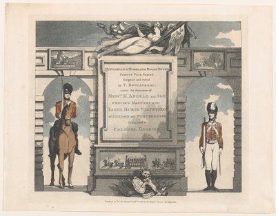 Előre, magyar és felvidéki széleskard, 1799. febr. 12. alkotó: Thomas Rowlandson