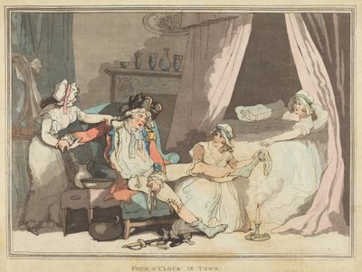 Négy órakor a városban alkotó: Thomas Rowlandson
