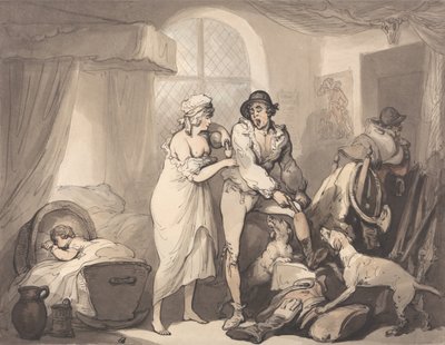 Négy óra vidéken alkotó: Thomas Rowlandson