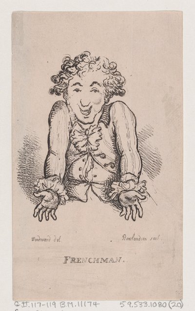 Francia, 1808. április, 1808. április. alkotó: Thomas Rowlandson