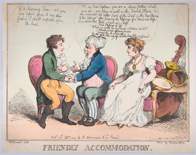 Barátságos szállás, 1802. február 25., 1802. február 25. alkotó: Thomas Rowlandson