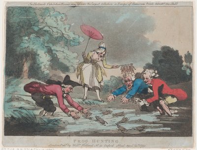 Békavadászat, 1790. április 20., 1790. április 20. alkotó: Thomas Rowlandson