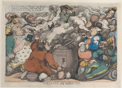 Funcking the Corsica, 1813. december 6., 1813. december 6. alkotó: Thomas Rowlandson