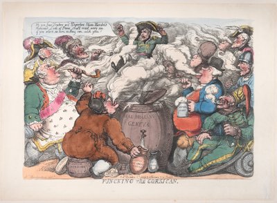 Funcking the Corsica, 1813. december 6., 1813. december 6. alkotó: Thomas Rowlandson