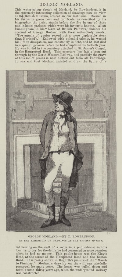 George Morland alkotó: Thomas Rowlandson