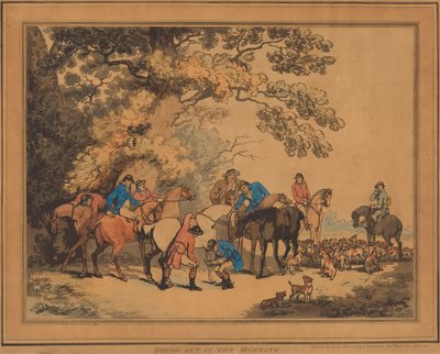 Reggeli kirándulás alkotó: Thomas Rowlandson