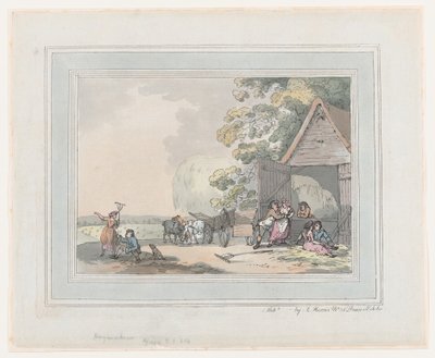 Haymakers, 1787., 1787. alkotó: Thomas Rowlandson
