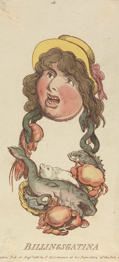 Címek: Billingsgatina alkotó: Thomas Rowlandson