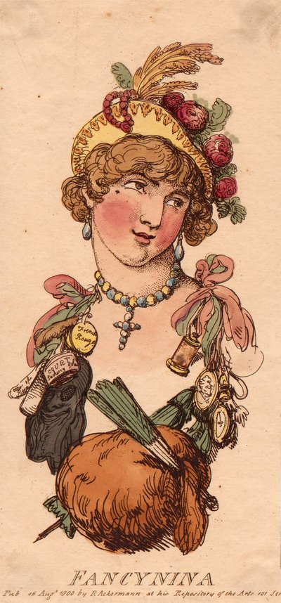 Fejlécek: Fancynina alkotó: Thomas Rowlandson