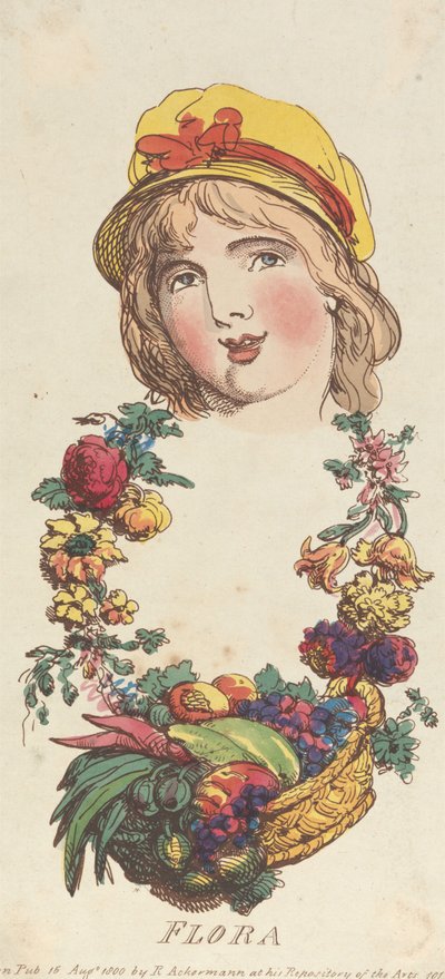 Címek: Flora alkotó: Thomas Rowlandson