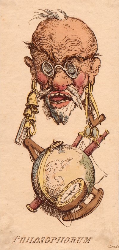 Címek: A filozófusokról alkotó: Thomas Rowlandson