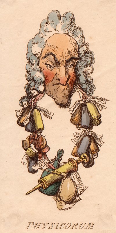 Cím: Physicorum alkotó: Thomas Rowlandson