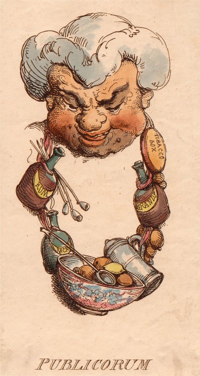 Címek: Publicorum alkotó: Thomas Rowlandson