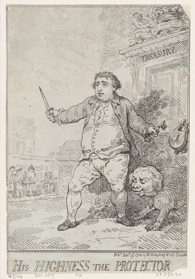 Őfelsége, The Protector, 1784. január 19., 1784. január 19. alkotó: Thomas Rowlandson