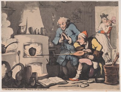 Hókuszpókusz, avagy a bölcsek kövének keresése, 1800. március 12., 1800. március 12. alkotó: Thomas Rowlandson