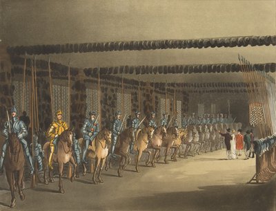 Horse Armoury, Tower of London, 1809. november 1., 1809. november 1. alkotó: Thomas Rowlandson