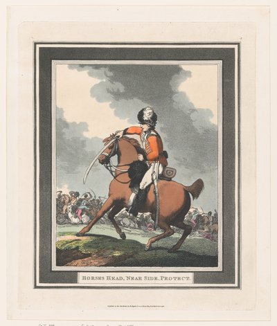 Horses Head, Near Side, Protect, 1798. szeptember 1., 1798. szeptember 1. alkotó: Thomas Rowlandson