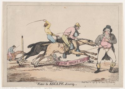 Hogyan meneküljünk a vesztes elől, 1791. november 22., 1791. november 22. alkotó: Thomas Rowlandson