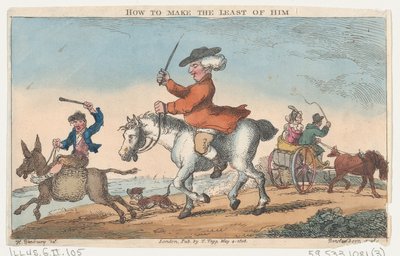 Hogyan készítsünk belőle a legkevesebbet, 1808. május 4., 1808. május 4. alkotó: Thomas Rowlandson