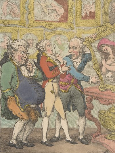 Olasz Picture Dealers Humbugging My Lord Anglaise, 1812. május 30., 1812. május 30. alkotó: Thomas Rowlandson
