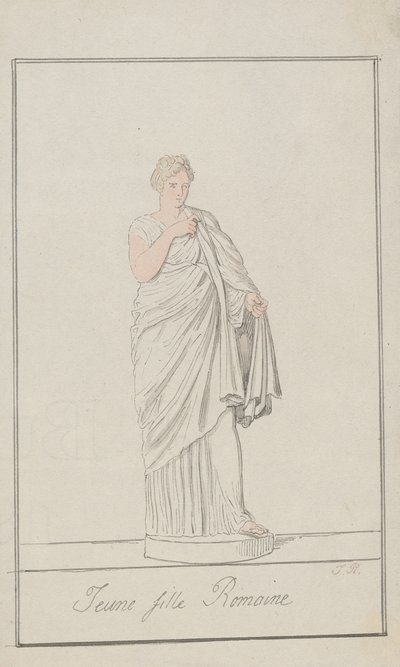 Római lány alkotó: Thomas Rowlandson