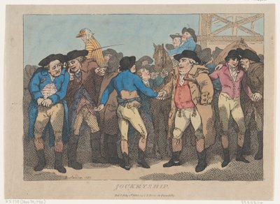 Jockeyship, 1802. július 1., 1802. július 1. alkotó: Thomas Rowlandson