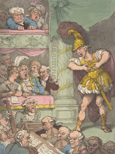 John Bull az Olasz Operában, 1811. október 2., 1811. október 2. alkotó: Thomas Rowlandson