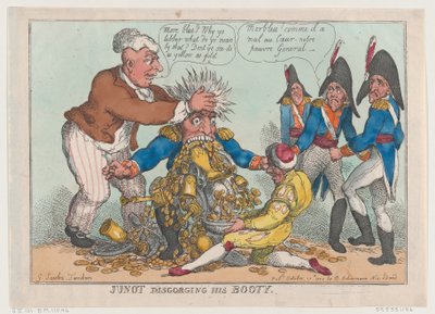 Junot Disgorging His Booty, 1808. október 17., 1808. október 17. alkotó: Thomas Rowlandson