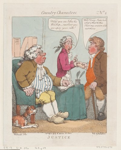 Igazságszolgáltatás, 1799. augusztus 30., 1799. augusztus 30. alkotó: Thomas Rowlandson