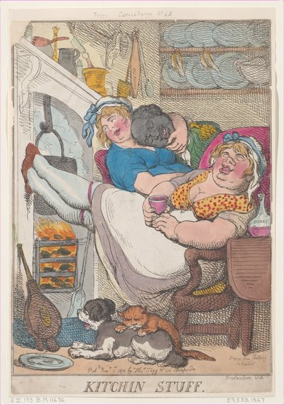 Kitchin Stuff, 1810. november 1., 1810. november 1. alkotó: Thomas Rowlandson
