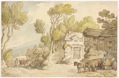 Launcetown Cornwall alkotó: Thomas Rowlandson