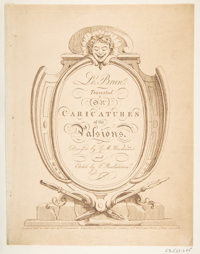Le Brun Travested, avagy a szenvedélyek karikatúrái, 1800. január-február. alkotó: Thomas Rowlandson