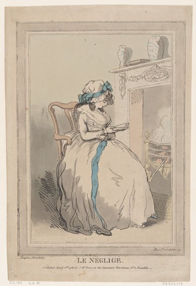 The Negligee, 1786. március 6., 1786. március 6. alkotó: Thomas Rowlandson