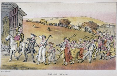 Az orvos parasztokkal a szüreti fesztiválon - a „Doktor Syntax három körútján: a festői vigasz és feleség keresésében” William Combe, ill. Rowlandson alkotó: Thomas Rowlandson