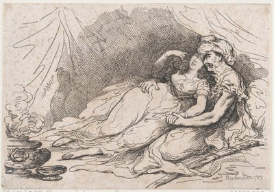 Szerelem Keleten alkotó: Thomas Rowlandson