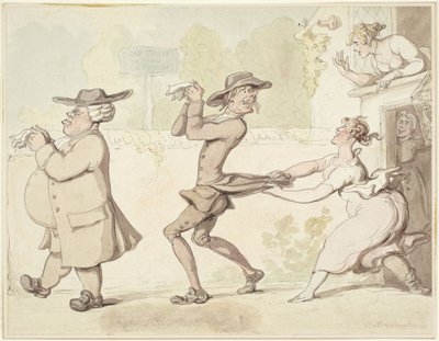 Ezen a területen felállított csapdák alkotó: Thomas Rowlandson