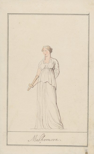 Melpomene alkotó: Thomas Rowlandson