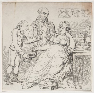 Melpomene a szeméttelepen, avagy a színházi uralkodók által megvédett gyermekjáték, Dece..., 1804. december 14. alkotó: Thomas Rowlandson