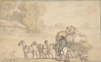 Migránsok, 1780-1827. alkotó: Thomas Rowlandson