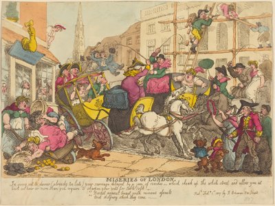 London nyomorúságai alkotó: Thomas Rowlandson